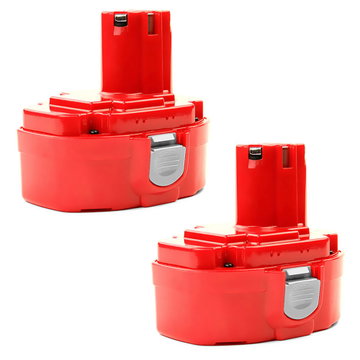 2x 3Ah 18V Ersatz Akku 1822, 1833, 1834, 1835 für Makita 8391D, 6347D, 8444D, 6390D, 8443D, ML180, 4334D - Werkzeug Ersatzakku - NiMH Batterie