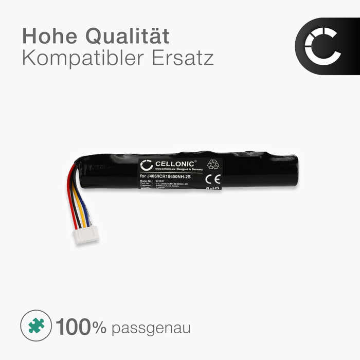 Batteria 3400mAh Per Bang & Olufsen BeoLit 15, BeoLit 17, BeoPlay A2 E A2 Active | Sostituisce J406/ICRNH-2S - 2