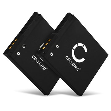 2x DMW-BCL7 DMW-BCL7e Ersatz Akku für Panasonic Lumix DMC-F5 DMC-FH10 DMC-FS50 DMC-SZ10 DMC-SZ3 DMC-SZ8 DMC-SZ9 DMC-XS1 DMC-XS3 - Kamera Ersatzakku - Kameraakku 600mAh, Batterie