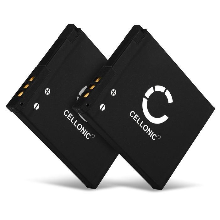 2x DMW-BCL7 DMW-BCL7e Ersatz Akku für Panasonic Lumix DMC-F5 DMC-FH10 DMC-FS50 DMC-SZ10 DMC-SZ3 DMC-SZ8 DMC-SZ9 DMC-XS1 DMC-XS3 - Kamera Ersatzakku - Kameraakku 600mAh, Batterie