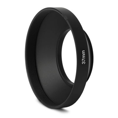 Ø 37mm Wide-Angle Kamera Ø 37mm Weitwinkel Gegenlichtblende für Universal Ø 37mm – Metall Filtergewinde Rund / Zylindrisch / Tubus / Tube Gegenlichtblende von CELLONIC