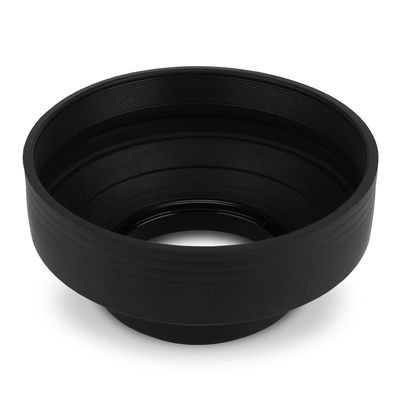 Ø 49mm Camera Ø 49mm Lens Hood for Universal Ø 49mm - Rubber Screw-in Collapsible Lens Shade from CELLONIC