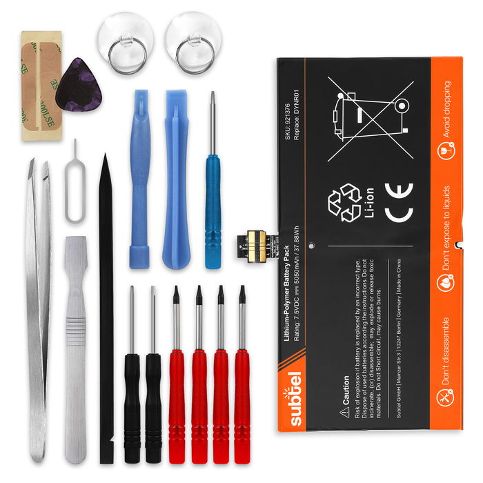 Microsoft Surface Pro 4 Battery 5050mAh + Tool-kit from subtel