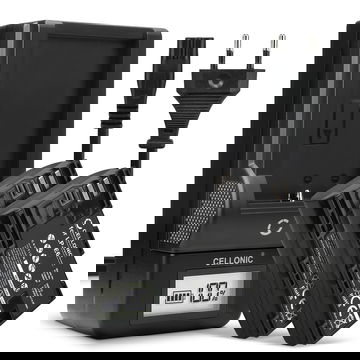 2x LP-E6 LP-E6N Camera Battery + Charger Set for Canon EOS 5D Mark II III IV 5DS R 60D 60Da 6D Mark II 70D 7D Mark II 80D EOS R WFT-E7 2000mAh Replacement Battery LC-E6 CBC-E6 LCD Smart Charger