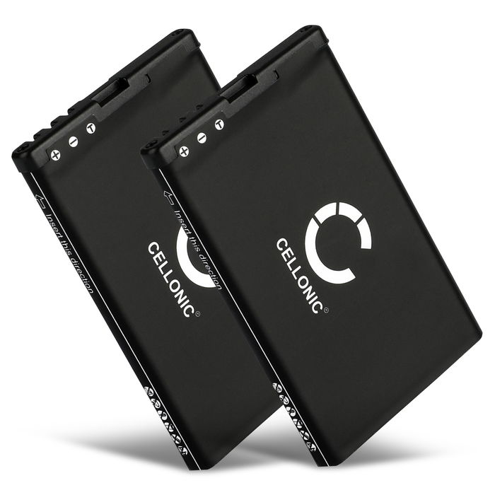 2x Siemens Gigaset SL930 Akku 1300mAh Ersatzakku Batterie von CELLONIC