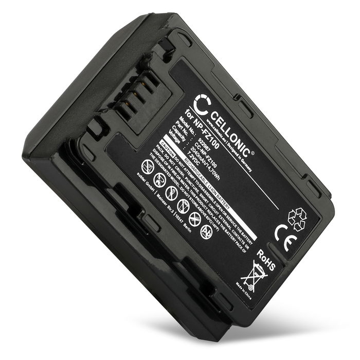 Sony A7 III (ILCE-7M3 / ILCE-7M3K) Akku 2040mAh Ersatzakku Batterie von CELLONIC