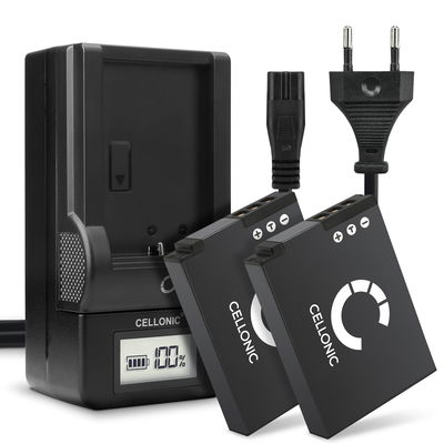 2x Battery Nikon CoolPix A900 W300 AW130 S9900 S9700 S9500 S9300 S9100 S8200 S6300 AW100s AW110s EN-EL12 + Charger