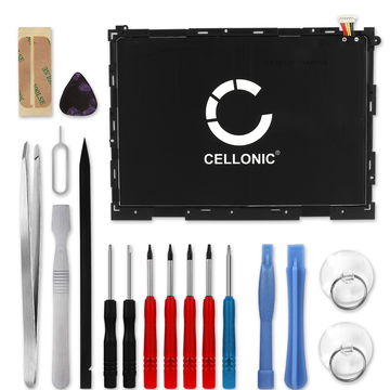 CELLONIC Replacement Tablet Battery for Samsung Galaxy Tab A 9.7 (SM-T550 / SM-T555) + 17-Tool Tablet Repair Kit - EB-BT550ABA 6000mAh