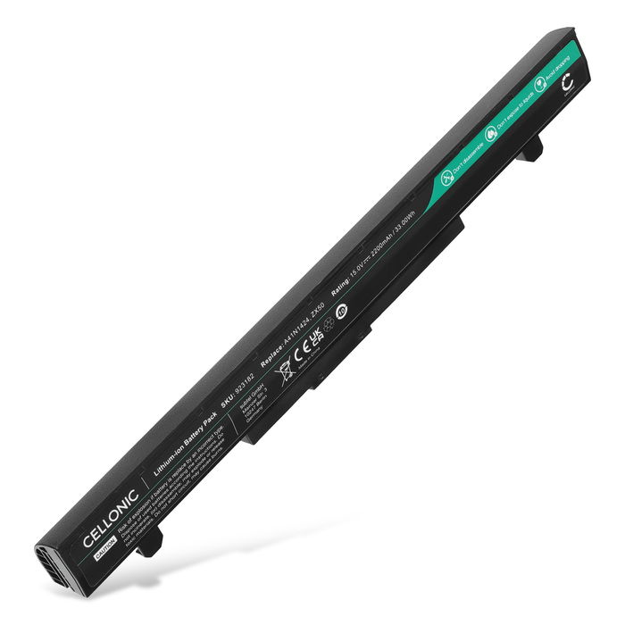 Akku für ASUS GL552VW, ZX50, ROG GL552JX, GL552VX, ZX50J, ZX50JX, ROG FX-PLUS, A41N1424 Laptop - 2200mAh 15V 