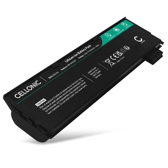 1x Akku für Lenovo ThinkPad T480, T470, T580, T570, P51s, P52s, A485, Lenovo 01AV422, 01AV424, 01AV452 Laptop - 4400mAh 10.8V 