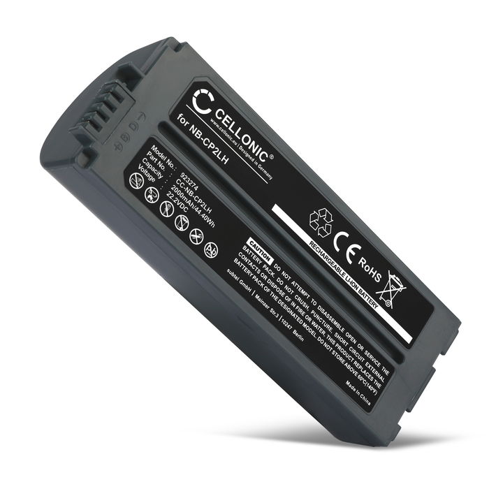 Canon CP-2L Akku 2000mAh Ersatzakku Batterie von Cellonic