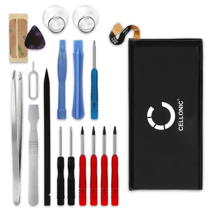 CELLONIC Phone Battery Replacement for Samsung Galaxy S8 (SM-G950 / SM-G950F), Galaxy S8+ , 17-Tool Phone Repair Kit - EB-BG950ABE 2600mAh