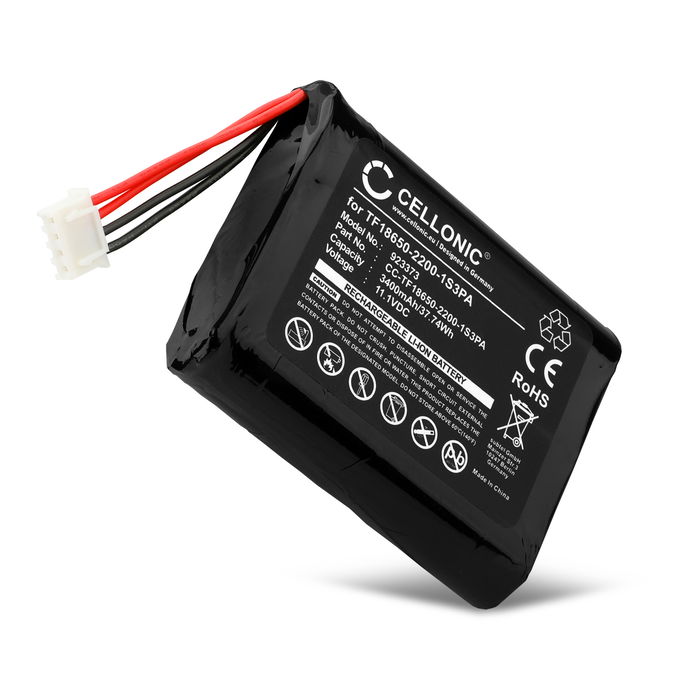Akku für Marshall Stockwell I TF18650-2200-1S3PA (3400mAh, 11.1V) von CELLONIC