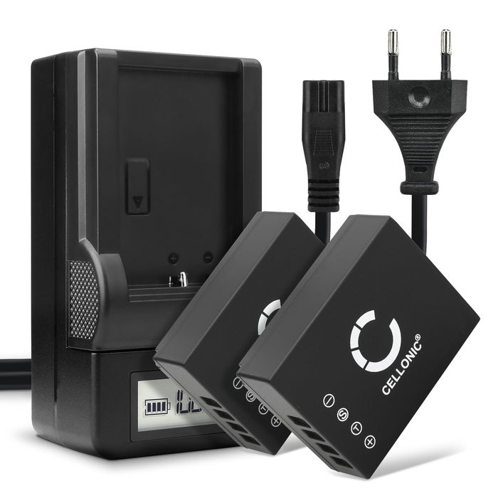 2x Ersatz Akku NP-W126 + Ladegerät BC-W126 für Fuji FujiFilm X-T2 X-T20 X-T10 X-T1 X-Pro2 X-Pro1 X-A3 X-A2 X-A1 X-A10 X-E2 X-E2s X-E1 X-A10 Kamera - 1140mAh Ersatzakku Batterie, Ladekabel, Akkuladegerät