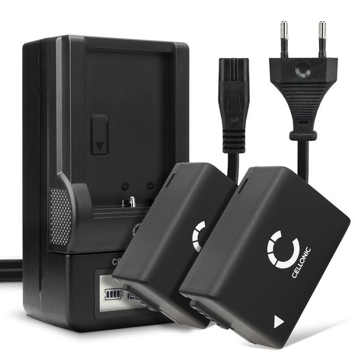 2x Ersatz Akku DMW-BMB9E + Ladegerät für Panasonic Lumix DC-FZ82 DMC-FZ72 FZ70 DMC-FZ100 FZ150 DMC-FZ45 FZ40 FZ47 FZ48 DMC-FZ62 FZ60 Kamera - 800mAh Ersatzakku Batterie, Ladekabel, Akkuladegerät