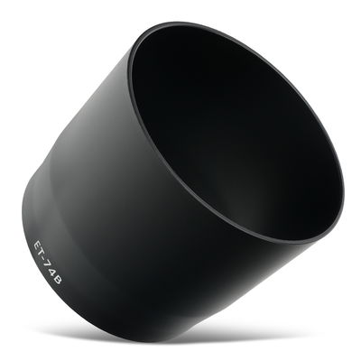 ET-74B Camera Telephoto Lens Hood for Canon EF 70-300mm f/4-5.6 IS II USM, RF 100-400mm F5.6-8 IS USM - Plastic Bayonet Cylindrical / Round Lens Shade from CELLONIC