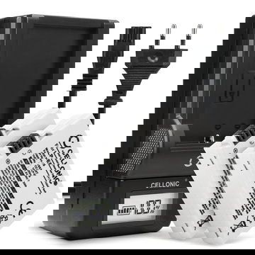 2x Ersatz Akku LP-E8 + Ladegerät LC-E8 für Canon EOS 600D EOS 700D T3i EOS 650D EOS 550D EOS Rebel T5i T2i T4i EOS Kiss Kamera - 1020mAh Ersatzakku Batterie, Ladekabel, Akkuladegerät