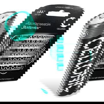 4x AAA Akku für Siemens Gigaset A400, A415, AS405, A510, AS690, C430, C530HX, CL660HX, E560, E290A 1000mAh von CELLONIC