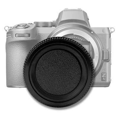 Kamera Gehäusedeckel für Nikon Z fc, Z5, Z6, Z6 II, Z7. Z7 II, Z 50 Schutzkappe - Nikkor Z Mount Objektivanschluss Kappe - Camera Body Cap Bajonett Schutz Deckel
