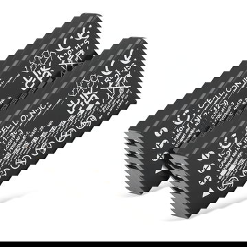 2x Battery for Besteker Pro 4K AC1, Ordro HDV-D320, HDV-D325, HDV-D395, HDV-D80S from CELLONIC