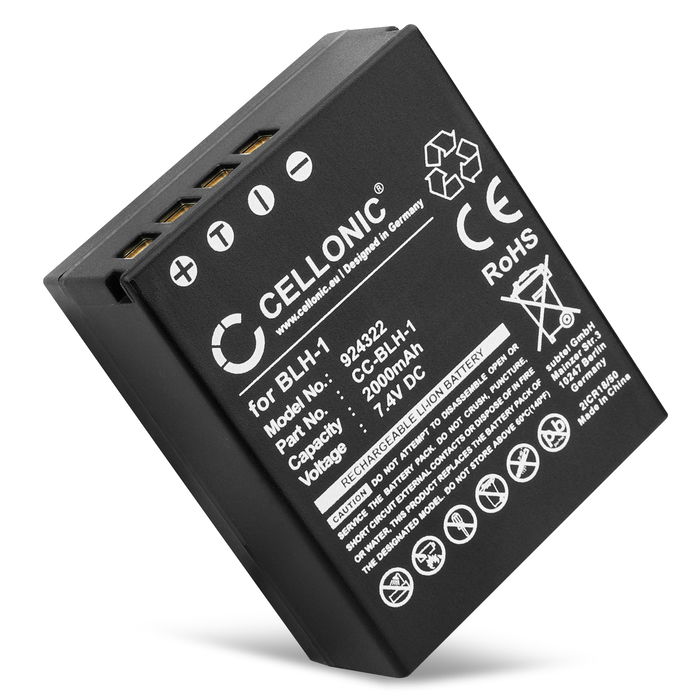Olympus OM-D E-M1X Akku 2000mAh Ersatzakku Batterie von CELLONIC