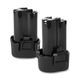 2x Battery (2000mAh, 10.8V)