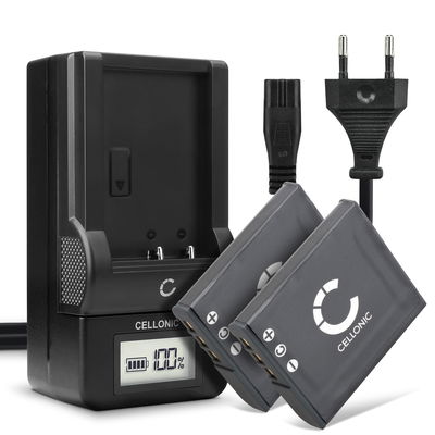 2x Ersatz Akku NP-BG1 NP-FG1 + Ladegerät BC-CSGB BC-CSGC für Sony DSC-H50 H3 H7 H9 H10 H20 H55 H70 H90 DSC-HX9V HX5V HX7V HX10V HX20V DSC-W55 Kamera - 900mAh Ersatzakku Batterie, Ladekabel, Akkuladegerät