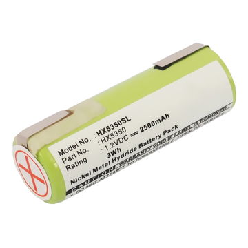 Battery for Braun 1509, 3020, 5414, 5424, 5515, 6520, 6550, 8595, 8995 (Ø17mm) 2500mAh from CELLONIC
