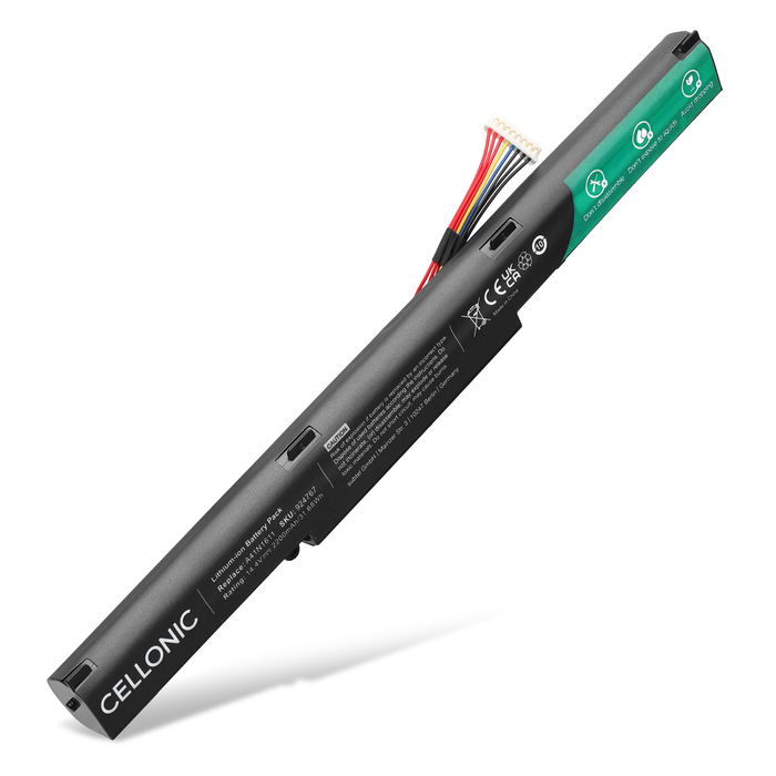 Akku für ASUS GL553VD, ROG GL553VW-DM005T, GL553VW-DH71, A41N1611, A41LP4Q, A41LK5H Laptop - 2200mAh 14.4V 