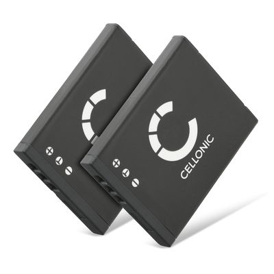 2x Akku für Olympus VG-120 D-710 X-940 FE-4040 FE-4020 FE-5040 VG-130 VG-140 VG-110 VG-150 LI-70B (500mAh, 3.7V) von CELLONIC