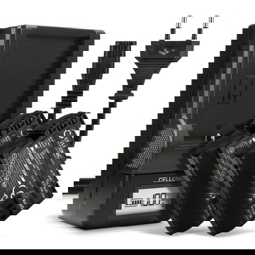 2x Ersatz Akku EN-EL15b EN-EL15a + Ladegerät MH-25 für Nikon D7200 D7000 D7100 D750 D7500 D500 D600 D610 D800 D810 D850 Z6 Z7 Kamera - 2000mAh Ersatzakku Batterie, Ladekabel, Akkuladegerät