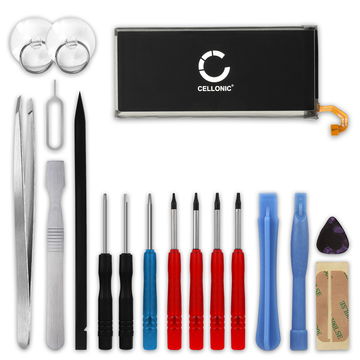 CELLONIC Phone Battery Replacement for Samsung Galaxy A6 (2018) / J6 (2018) (SM-A600 / SM-J600) / Samsung Galaxy J8 (2018) (SM-J810) + 17-Tool Phone Repair Kit - EB-BJ800ABE GH82-16479A 3000mAh