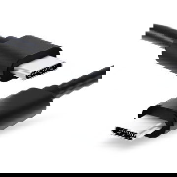 USB C Type C Kabel für ASUS ROG Phone 5, 5 Ultimate, 3, 2, Zenfone 8, 7, 7 Pro, 6 (2019), 4, 3 Handy Ladekabel - 1m 3A (PD 60W) PVC schwarz - Datenkabel für Smartphone