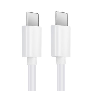 USB Kabel für HP Elite x2 1012 G1 / Spectre x2 12" / Pavilion x2 10 / x2 210 G2 - Ladekabel 1m 3A (PD 60W) PVC Datenkabel weiß