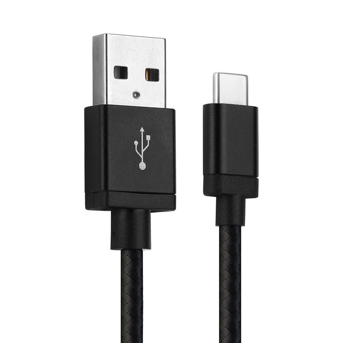 USB C Type C Kabel für Huawei P40, P40 Pro / P30, P30 Lite / P20, P20 Pro, P20 Lite / P10 / P9 / P8 / Mate 30, Mate 30 Pro / Mate 20, Mate 20 Pro Handy Ladekabel - 1m 3A Nylon schwarz - Datenkabel für Smartphone