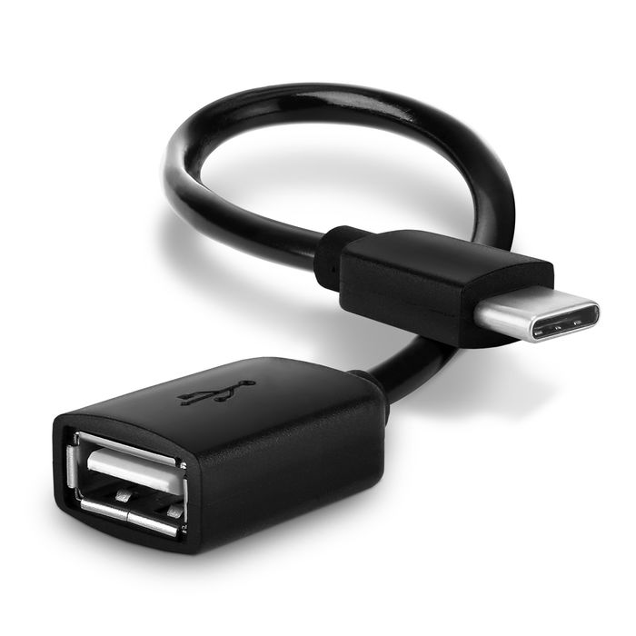 USB OTG Kabel für Huawei MediaPad M5 8.4 / M5 10.8 / M5 Pro / M5 lite 10 Tablet OTG Adapter USB C Type C Stecker auf USB A Buchse - USB Host Anschluss, On The Go Adapterkabel schwarz