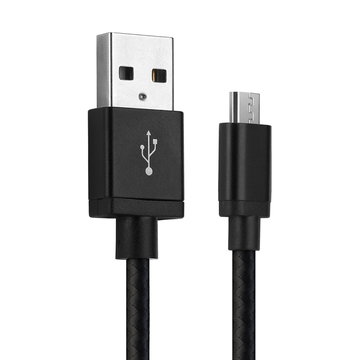 USB Sat Nav Charger Cable for TomTom Via 62, Via 52, Via 135, 400, GO 510 (2013) 520 (2016) 5200, GO 610 6100, GO 620 1m Fast Charging 2A Data Cable GPS Wire Navi Lead Nylon - Black