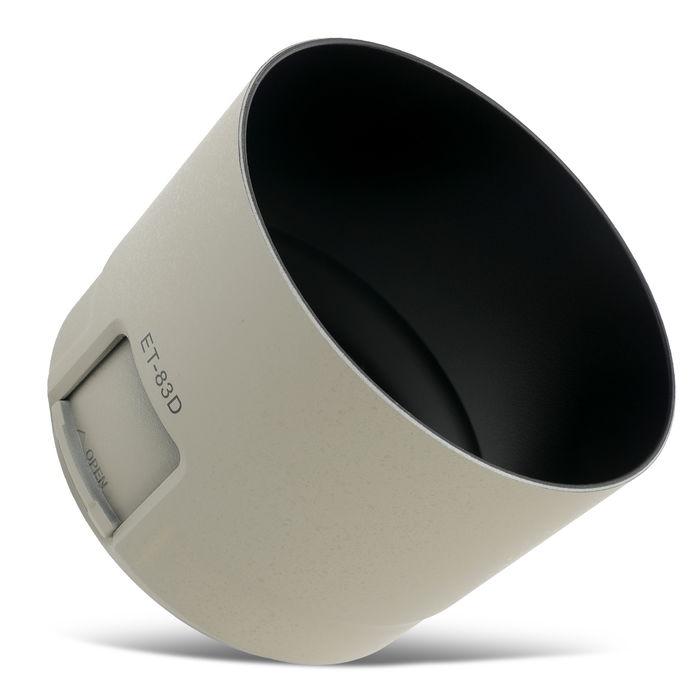 ET-83D Kamera Ø 77mm Tele Objektiv Gegenlichtblende für Canon EF 100-400 mm 1:4.5-5.6L IS II USM – Kunststoff Bajonett Zylindrisch / Rund Gegenlichtblende von CELLONIC