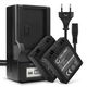 2x Battery (680mAh, 7.4V) + Charger
