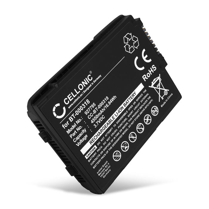 Akku für Motorola TC70, TC75 BT-000318, 82-171249-01, 82-171249-02 (4550mAh, 3.7V) von CELLONIC
