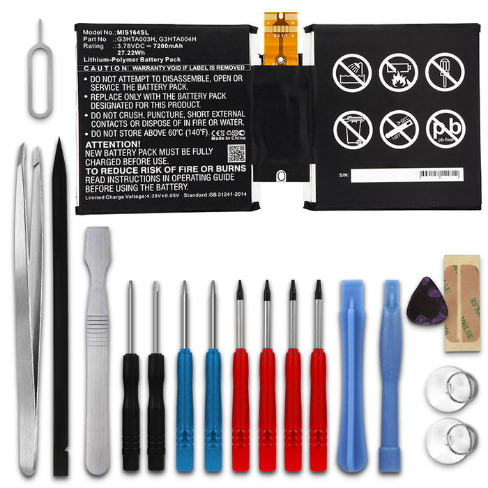 Microsoft Surface 3 10.8 Battery + Tool-kit 7200mAh from subtel