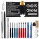 1x Battery (7200mAh, 3.78V) + Tool-kit