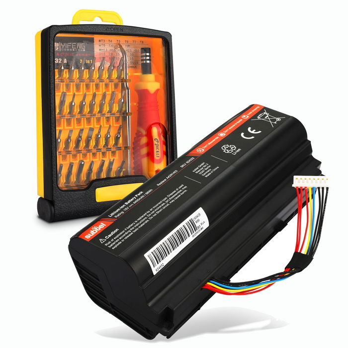 Battery for ASUS G751J, G751JL, G751JM, A42N1403, A42LM9H, A42LM93 15V 4400mAh + Tool-kit from subtel
