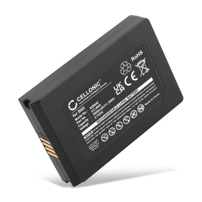 CELLONIC® 3.7V B60 Replacement Battery for Vectron MobilePro 3 / POS MobilePro III Mobile POS System - 3000mAh
