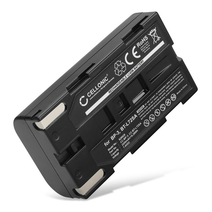 Akku für Stonex S9 GNSS, S3, S8 Plus GNSS BP-3, BT-L72SA, BT-L74SA, BT-S9374 (2200mAh, 7.4V) von CELLONIC