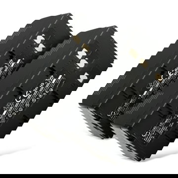 2x BN-V11U PV-BP15 Ersatz Akku für Panasonic LC-1 NV-A3 A1 NV-R50 R500 R30 R10 NV-S88 S85 S70 S7 S20 S1 JVC GR-AX7 AX5 AX2 GR-AXM230 AX210 - Kamera Ersatzakku - Kameraakku 4200mAh, Batterie