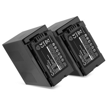 2x Akku für Panasonic HCX1000, HC X1, HC MDH3, AC 8, AC8EJ VW-VBD29 VW-VBD58 (7800mAh, 7.4V) von CELLONIC