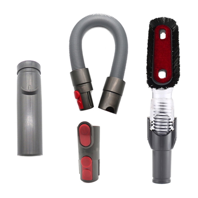 4-teiliges Staubsauger Zubeh&ouml;r Set f&uuml;r Dyson V6 / V7 / V8 / V9 / V10 Ersatz Aufsatzd&uuml;sen, Staubsaugerd&uuml;sen, Staubsaugeraufsatz Set: B&uuml;rste, D&uuml;se, Schlauch - D931, D928, D918, D907