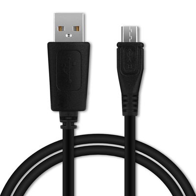 USB Kabel für Sigma Sport ROX 12.0 ROX 11.0 ROX 10.0 ROX 7.0 BC 23.16 STS Pure 1 - Ladekabel 1m 1A PVC Datenkabel schwarz