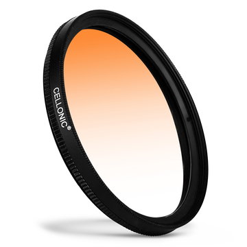Graduated color filter Orange for Pentax smc Ø 62mm Gradient Filter